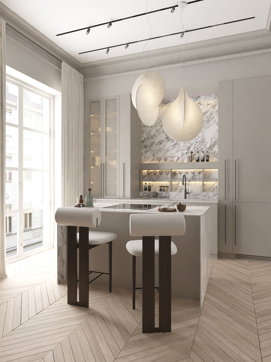 Kitchen Drop 01 — Ivory Vein