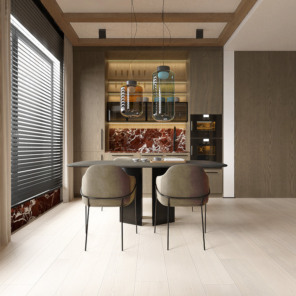 Kitchen Drop 03 — Milan Red Marble