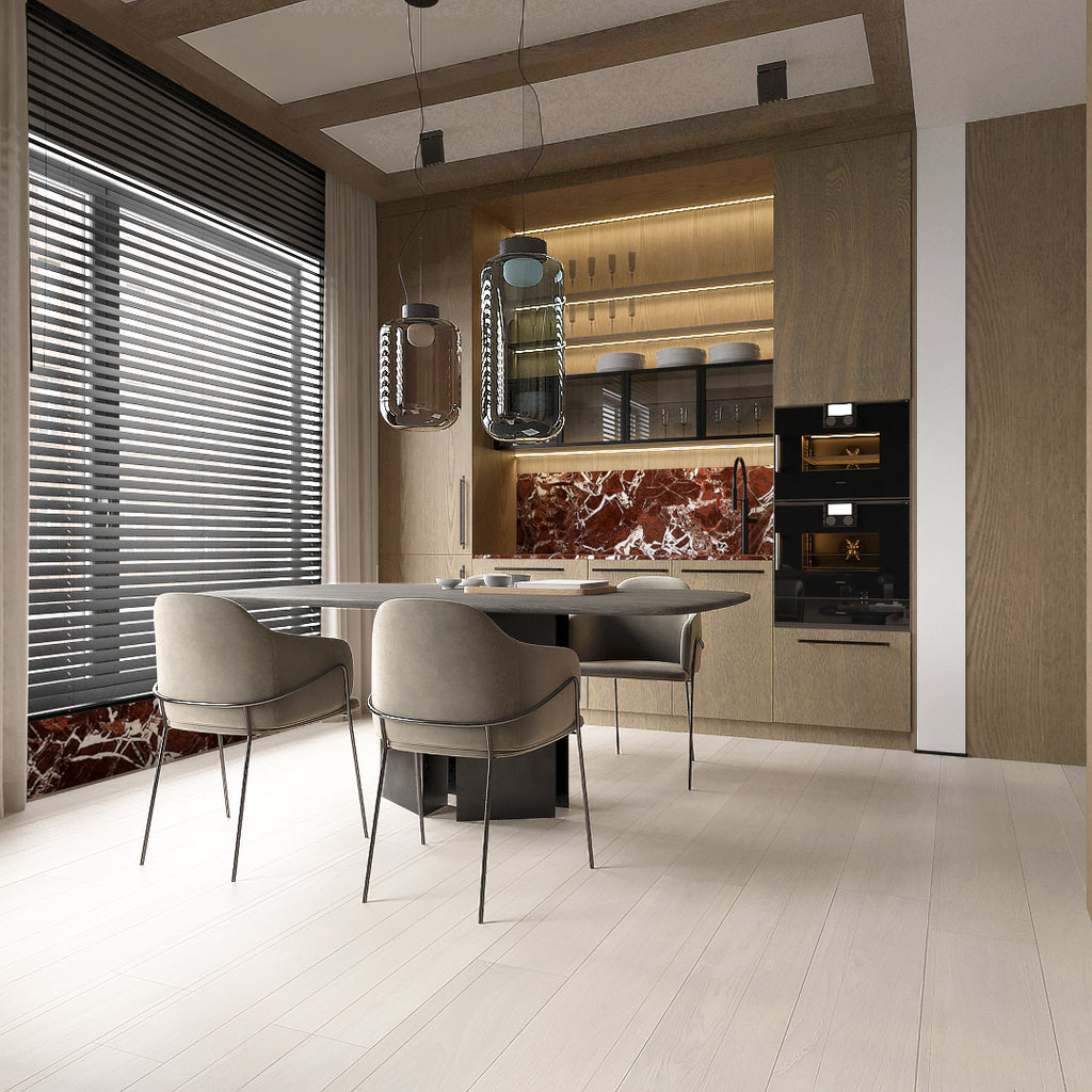 Kitchen Drop 03 — Milan Red Marble